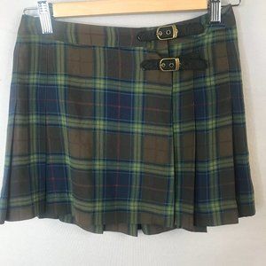 Polo Ralph Lauren green Plaid skirt